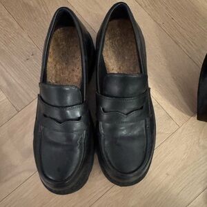 VAGABOND platform loafer size 8